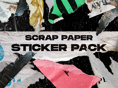 Scrap Paper Sticker Pack