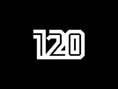 120 Logo arab brand branding design industrial lettermark logo logotype monogram number numbers typeface wordmark