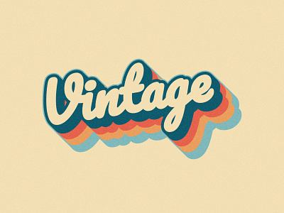Vintage Seventies. Adobe Illustrator Tutorial. 70 graphic design illustration logo old retro retro design study tutorial vector vintage