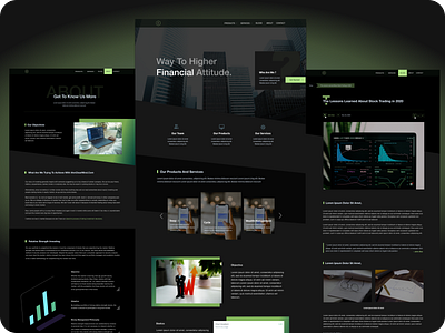 Clearminds Website Design branding invest ui uiux ux web design wesite design