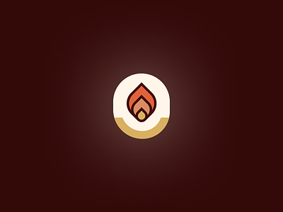 Firepit logo branding iso logo logo design