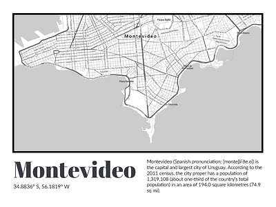 DailyUI - #029 · Map 029 dailyui map montevideo uruguay