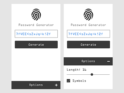 Password Generator webapp