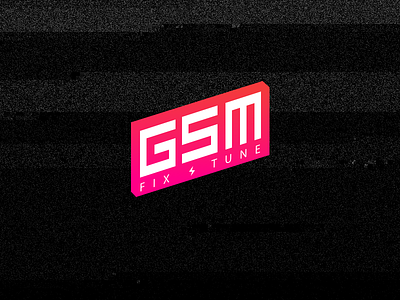 GSM Gradient Logo gradient logo logo concept logo design logo exploration tilted