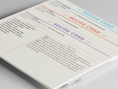 Recipe Cards print recipe recipe card