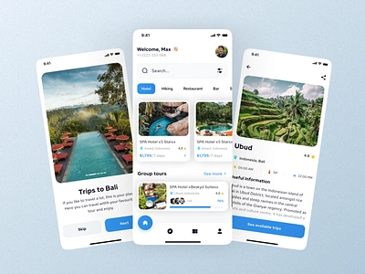 Traveling | Travel App | Journey app bali design journey mobile app mobileapp travel traveling ubud ui ux