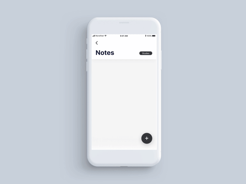 Notepad App - Interactions