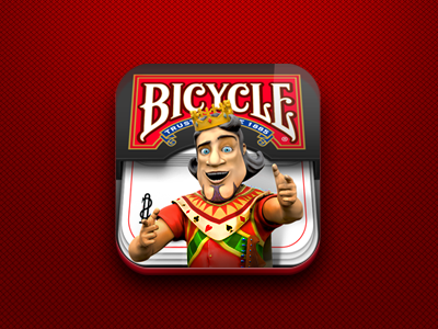 Jacked Up! bicycle cards game gray icon ios jacked red up!