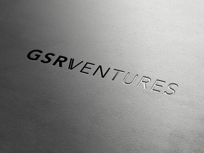 GSR Ventures Wordmark branding design gsr gsr ventures illustrator logo logotype minimal redesign ventures wordmark