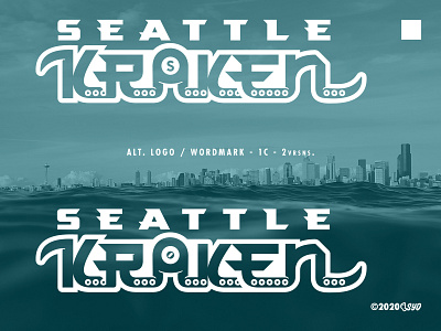 SEA Kraken - NHL 32 - logo(s) SYD colors-official colors by Mike  Kirkpatrick on Dribbble