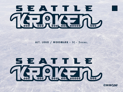 SEA Kraken - NHL 32 - logo(s) SYD colors-official colors by Mike  Kirkpatrick on Dribbble