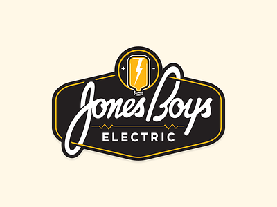 Jones Boys Electric - logo(s) alaska anchorage branding electric hood river jones boys logo oregon screamin yeti