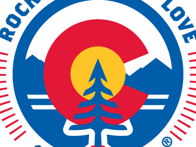 Rocky Mountain Love Clothing Co. - logo apparel brand clothing colorado heart logo love patch rocky mountains screamin yeti sticker tree