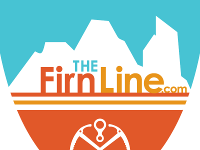 The FirnLine.com podcast - logo - 3 of 3 alaska apparel brand climber climbing gear logo mountains patch podcast screamin yeti sticker