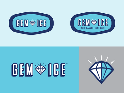 Gem Ice - logo(s) - final cut alaska anchorage final gem ice delivery identity logo oregon screamin yeti the dalles