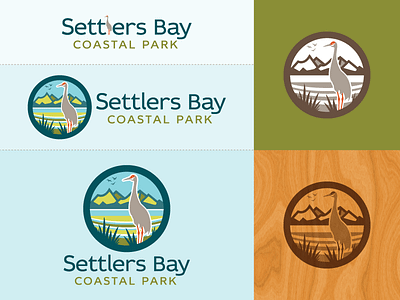 Settlers Bay Coastal Park (SBCP) - logo(s) alaska anchorage coastal park conservancy final great land trust identity logo sandhill crane screamin yeti
