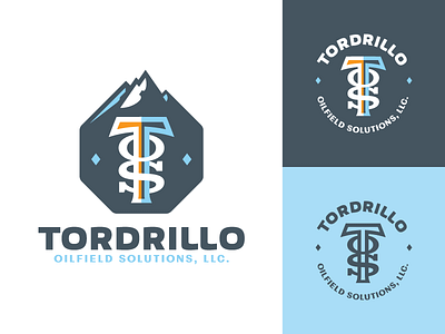 Tordrillo Oilfield Solutions, LLC - logo(s) alaska logos monogram mountains oil oilfield screamin yeti sticker stylized letters tordrillos