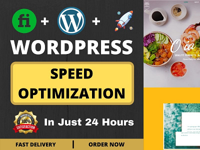 I will increase wordpress website speed optimization with wp roc design elementor pro illustration landing page logo squeeze page web design wordpress customization wordpress developer wordpress website