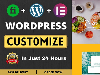 I will customize wordpress website landing page with responsive