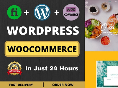 I will responsive wordpress ecommerce website with woocommerce design elementor pro illustration landing page logo squeeze page web design wordpress customization wordpress developer wordpress website