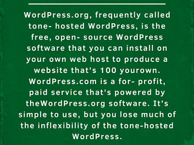 Deference Between wordpress.com & Org design elementor pro illustration landing page logo squeeze page web design wordpress customization wordpress developer wordpress website