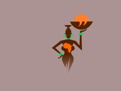 Mrs African logo branding graphic design logo