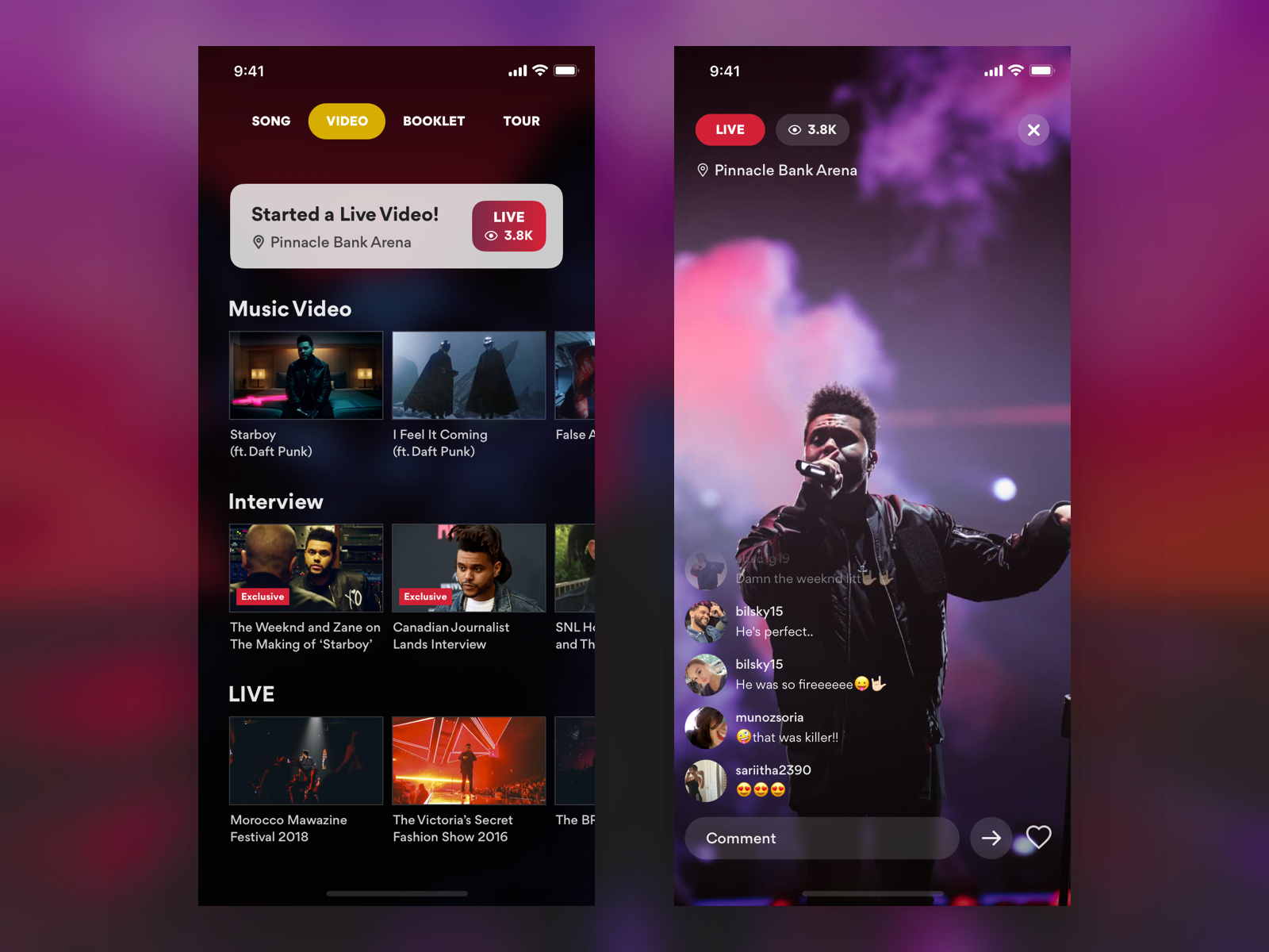 Music Album App - Video by Hyunsu Lee on Dribbble