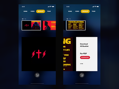 Music Album App - Booklet