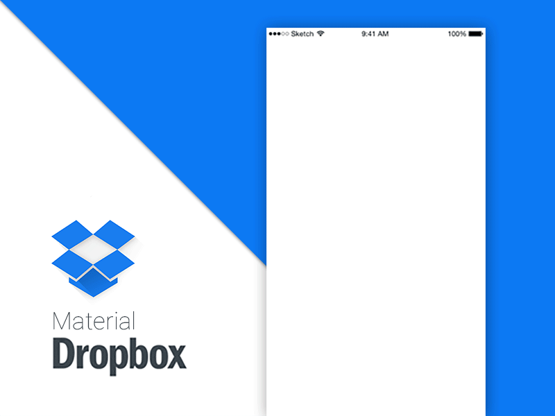 Dropbox - Material Redesign Concept