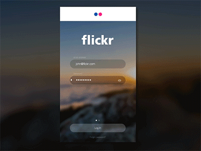 Flickr Intro Interaction Prototype
