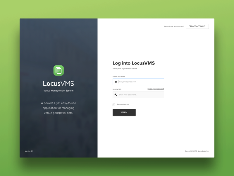 VMS login screen by Sam Atmore (Kiwi Sam) on Dribbble