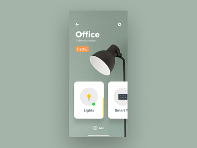 Smart Home Concept animation app cards design gesture interaction ios iphonex lights lightweight loading photograph simple sketch smart home swipe temperature ui unsplash ux