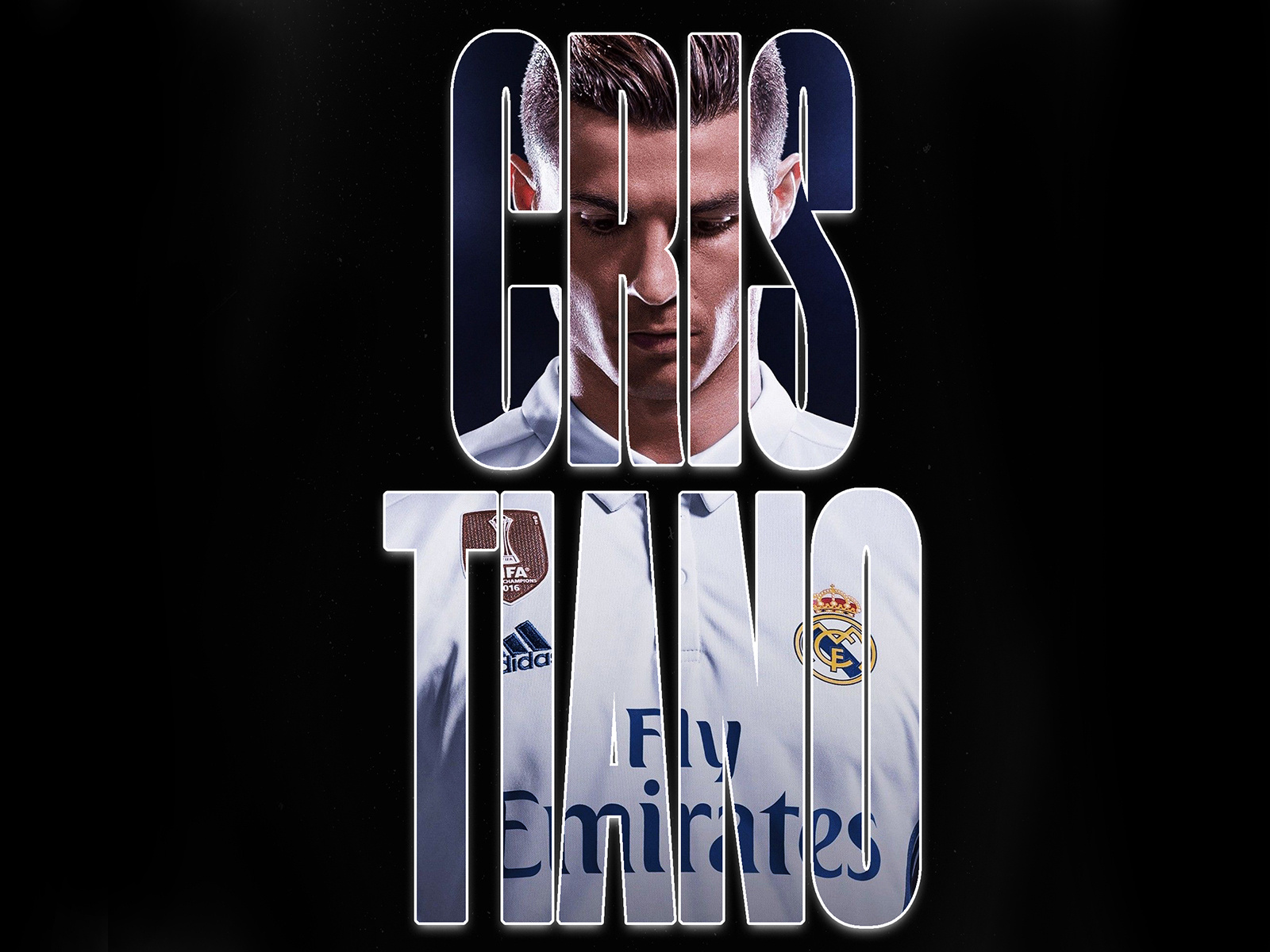 Cristiano Ronaldo Typography Effect by Malak Anas Khan on Dribbble
