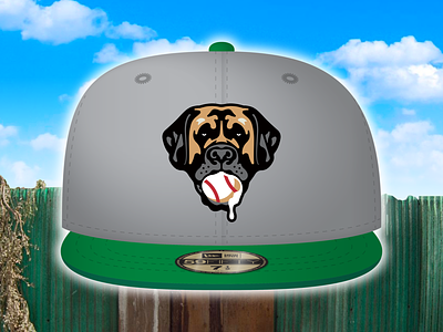 The Lot Monster baseball baseball cap dog english mastiff hat logo new era the beast the clinkroom