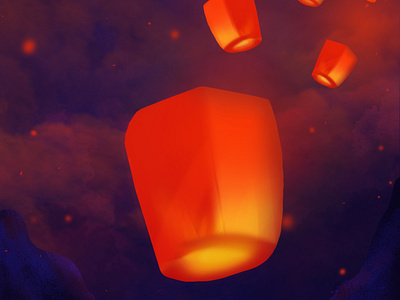 Lantern Digital Painting