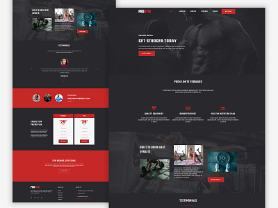 Fitness Gym Website