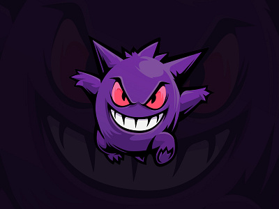 GENGAR character design gengar illustration pokemon