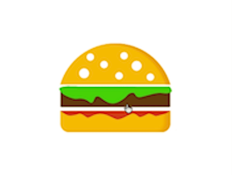 Hamburger hamburger animation icon logo motion graphics ui ux