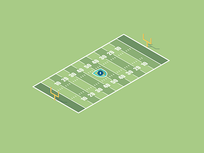 Isometric Football Field 2.5d adobe illustrator field football game isometric sport