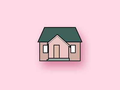 House #1 cute dailyui dribbbleweeklywarmup flat house house illustration illustration