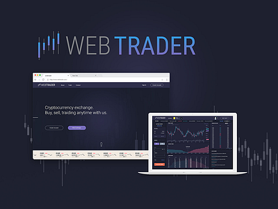 Webtrade Info blockchain cryptocurrency dashboard ui ux