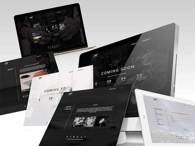 Moveup Coming Soon Template web screen ux ui coming soon template webgl