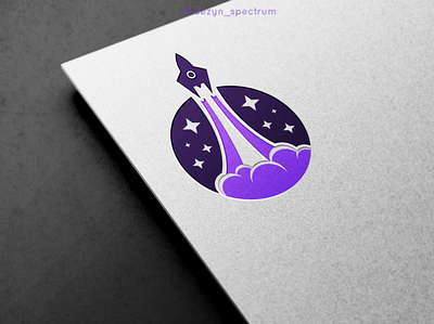 Rocket Logo Mockup branding business logo design graphic design illustration logo logo branding ui ux vector