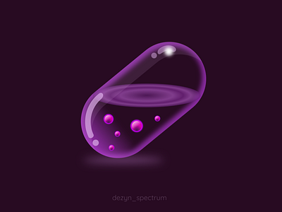 Transparent capsule