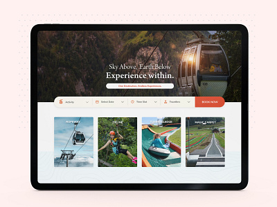 Travel Website Design Exploration
