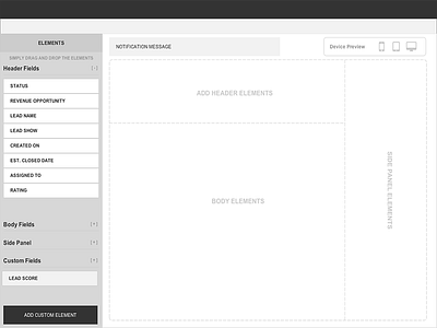 Form Builder.... form builder wireframe