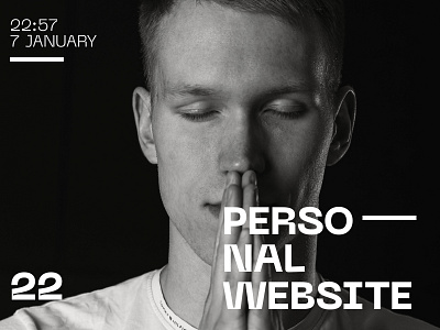 ARKADY DOROFEEV 22 /PERSONAL WEBSITE/ design graphic design site ui ux website