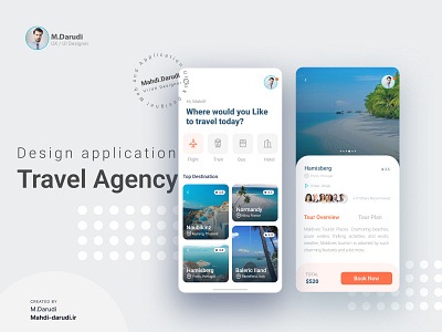 Design applicationTravel Agency app appdesign graphic design travel ui ui design uiux ux webdesign