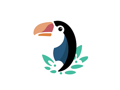 Toucan animal bird logo toucan vector