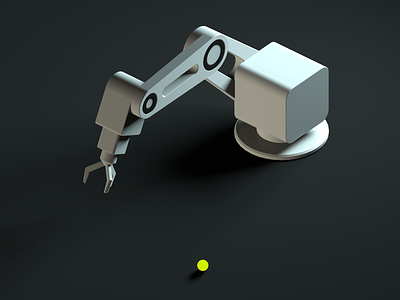 Robotic arm 3d 3d art cinema4d illustration industrial industrialdesign mechanic render robot